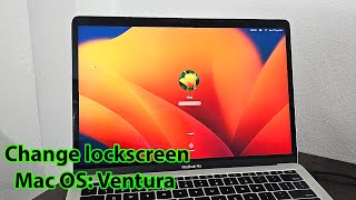 How to change macbook wallpaper lock screen [upl. by Kamal]