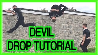 Devil Drop Tutorial for Parkour Free Running etc  Fraser Malik How to [upl. by Kcired]