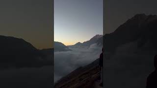 Langtang valley kyanjinRi mountains trek langtang tsergoRi trending [upl. by Trever]