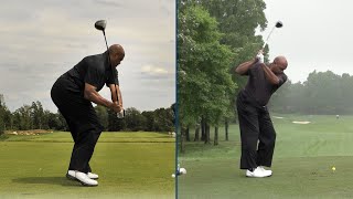 Whos laughing now Charles Barkleys NEW golf swing [upl. by Nimesh]