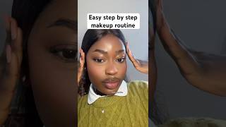 Beginner Friendly makeup routine makeup [upl. by Chellman]