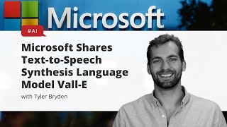 Microsoft Shares Text to Speech Synthesis Language Model VallE [upl. by Ettennig]