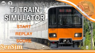 SenSim TJ Tobu Tojo Train Simulator 50000 Series  Ikebukuro x Narimasu Station  Complete route [upl. by Elleval]