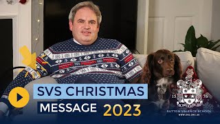 Heads Christmas message 2023 Sutton Valence School [upl. by Latona726]