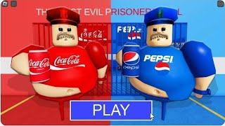 COCACOLA Vs PEPSI BARRYS PRISON RUN OBBY [upl. by Berkly972]