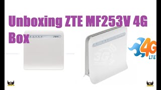 Unboxing ZTE MF253V 4G Box [upl. by Nosahc]