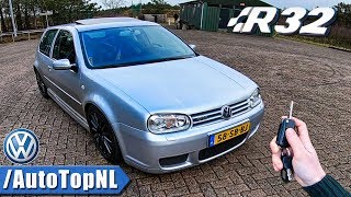 VW Golf MK4 R32 REVIEW POV Test Drive by AutoTopNL [upl. by Attennek]