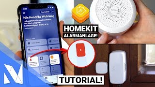 Apple HomeKit Alarmanlage🚨 Einfach selber bauen in 5 Minuten  Tutorial  DIY  NilsHendrik Welk [upl. by Sokcin]