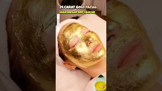 🔥Easy GOLDEN FACIAL😱  Parlour Like Golden Facial Skin At Home skincare skinbrightening shorts [upl. by Nahaj590]