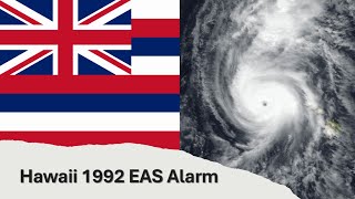 EAS Alarm YouTube  Hawaii 1992 EAS Alarm Hurricane [upl. by Durkin]