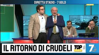 IL GRANDE RITORNO DI TIZIANO CRUDELI LA PRESENTAZIONE A DIRETTA STADIO [upl. by Jethro104]