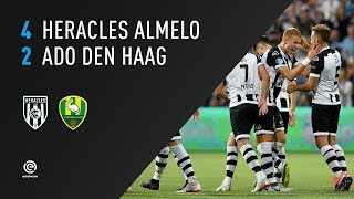 Heracles Almelo  ADO Den Haag  18082018  Samenvatting [upl. by Suoivatco]