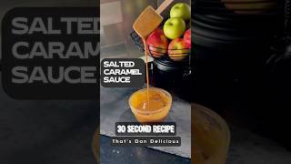 30Second Recipe for the Richest NOFAIL Salted Caramel Sauce [upl. by Laehctim]