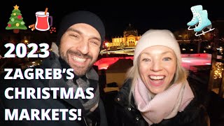 The ULTIMATE guide to ADVENT in ZAGREB Croatia Christmas Market highlights [upl. by Tripp]