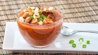 How to Make Gazpacho  Gazpacho Andaluz Recipe [upl. by Eissej815]