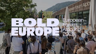 European Forum Alpbach 2023  Bold Europe [upl. by Arlie]