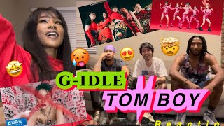 GIDLE TOM BOY REACTION￼ [upl. by Eanram]