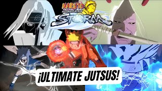 Todos los ULTIMATE JUTSUS de Naruto Ultimate Ninja STORM en ANDROID [upl. by Llerdnod]