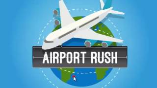 AIRPORT RUSH  AIRPORT GAMES  KIDS GAMES [upl. by Orsino]