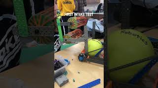 Vex Iq Rapid Relay First Intake Test [upl. by Johppah]