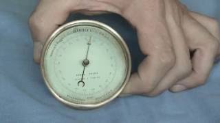 Pressure testing an Aneroid Barometer [upl. by Sirovart]