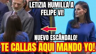 🔥NUEVO ESCÁNDALO Y DESPRECIOS DE LETIZIA ORTIZ ROMPE LOS PROTOCOLOS Y HUMILLA A FELIPE VI EN EVENTO [upl. by Ramled223]