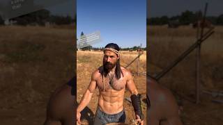 Sling tutorial in a short ancient fantasy dnd nerd spartans history fitness nerd cosplay [upl. by Tansy]