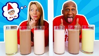 TWIN TELEPATHY MILKSHAKE CHALLENGE Parents Edition [upl. by Sowell]