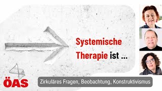 Systemische Therapie ist Zirkuläres Fragen Beobachtung Konstruktivismus [upl. by Garwin]