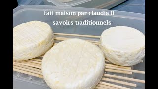 Comment faire un camembert maison sans ajout de penicillium camemberti [upl. by Aehtela550]