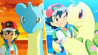 Ashs Lapras Bayleef And Heracross RETURNS   Aim to be a Pokemon Master Episode 7  Ep 143 AMV [upl. by Aihseyk]