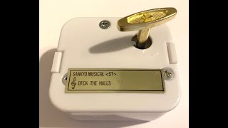 Sankyo Music Box Movements plays Deck the Halls [upl. by Werbel]