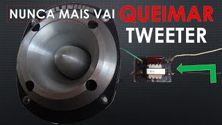 NOVO MÉTODO NUNCA MAIS VAI QUEIMAR TWEETER CROSSOVER PARA 12DB8 DIY ganhardinheiro [upl. by Aymahs6]