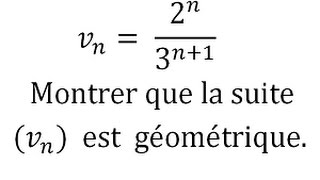 Démontrer quune suite est géométrique  1re [upl. by Vinson]