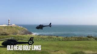 Concierge Golf Ireland Helicopter Golf Ireland Old Head Golf Links [upl. by Liris]