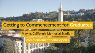 Graduate Instructions for UC Berkeley’s 2024 Commencement CalGrad [upl. by Estes]