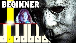 5 Scary Spooky Halloween Tunes  Very Easy and Slow Piano  Keyboard tutorial  Beginner [upl. by Leisha]