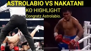 VINCENT ASTROLABIO VS JUNTO NAKATANI KO HIGHLIGHTCONGRATS ASTROLABIO [upl. by Marisa]