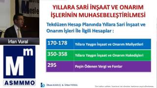 İnşaat İşlerinde Vergi ve Muhasebe Uygulamaları [upl. by Yeliak929]