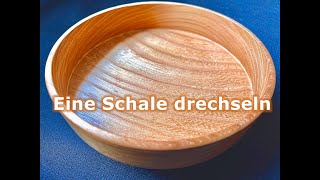 Eine Schale drechseln [upl. by Lamb]