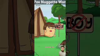 Pov Nuggette Won Won t let Polo In The Camp cartoon shorts [upl. by Vinni]