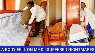 TALES OF THE MORGUE Filinda Narrates How She Suffered Nightmares After A Body Fell On Her [upl. by Wickman]