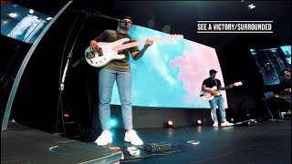 SEE A VICTORYSURROUNDED  ELEVATION WORSHIP  LIVE BASS CAM  RUBEN MORALES [upl. by Enyrhtak]