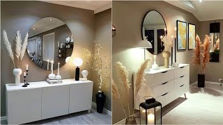 Entryway Decorating Ideas 2024 Modern Living Room Hall Wall Decorations Home Interior Design Ideas 4 [upl. by Eremahs]