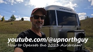 How to operate the Airstream 2023 Caravel 16 Trailer  Whats on the Outside Part 1 [upl. by Clary]