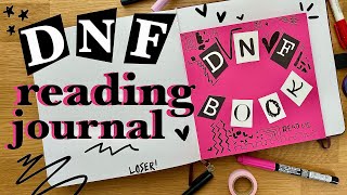 DNF Reading Journal Spread  Mean Girls Burn Book [upl. by Odinevneib]