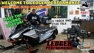 2024 SkiDoo Renegade XRS 900R Turbo Track Swap amp First Rip  Meet Chris from Ledger Performance [upl. by Bose]