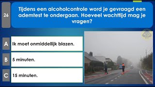 rijbewijs theorie examen belgie 2024  Alcohol en afleiding [upl. by Atiruam]