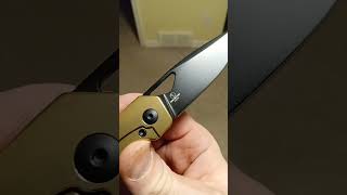 Kizer mini Militaw TitaniumZirconium in S45VN [upl. by Yruy]