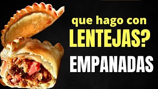 🥟👉 Sorprende con estas👉 EMPANADAS de LENTEJAS Saludables 🌟 Saludables lentejas empanadas [upl. by Rosenbaum102]